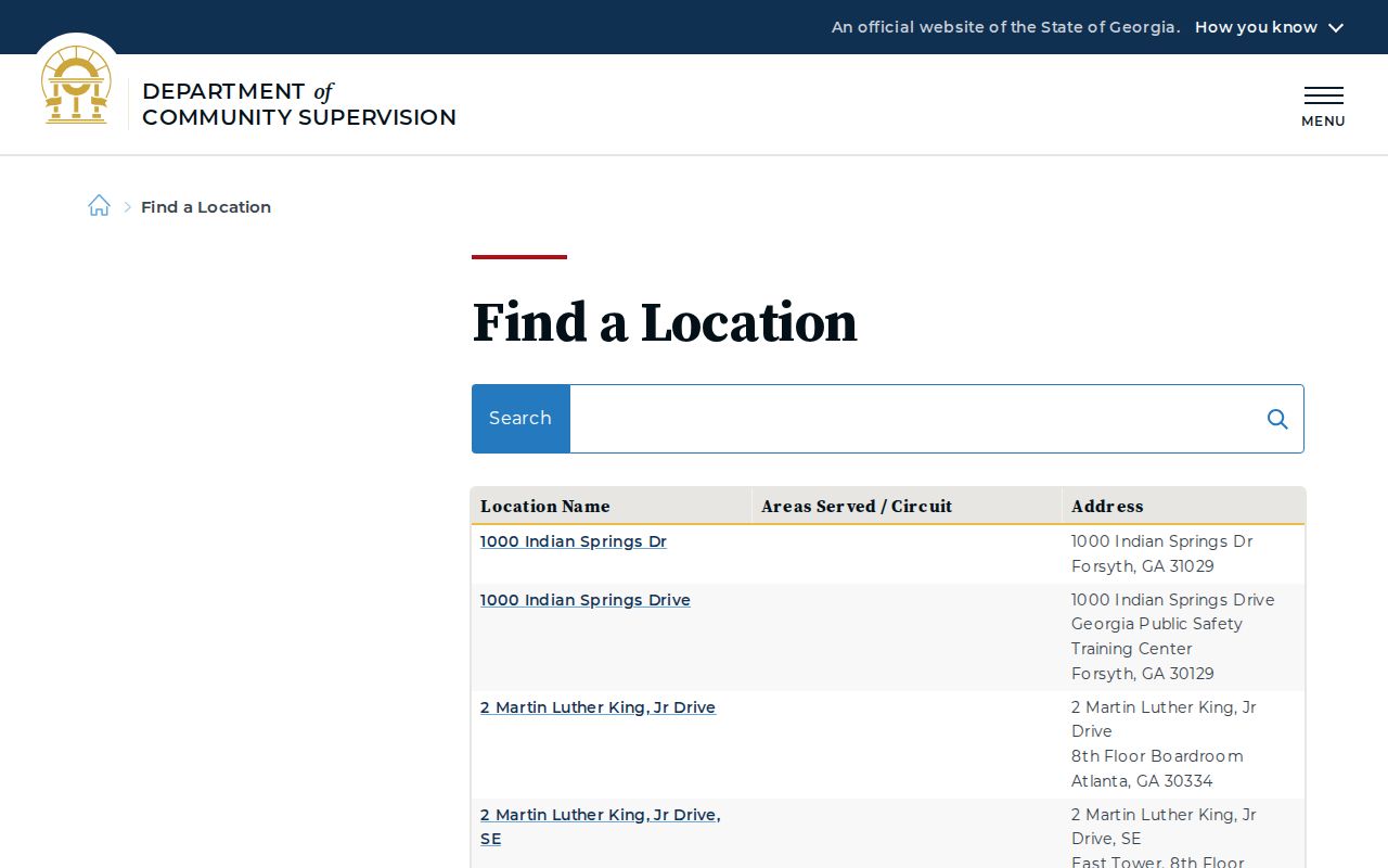 Jefferson County criminal history community supervision office finder
