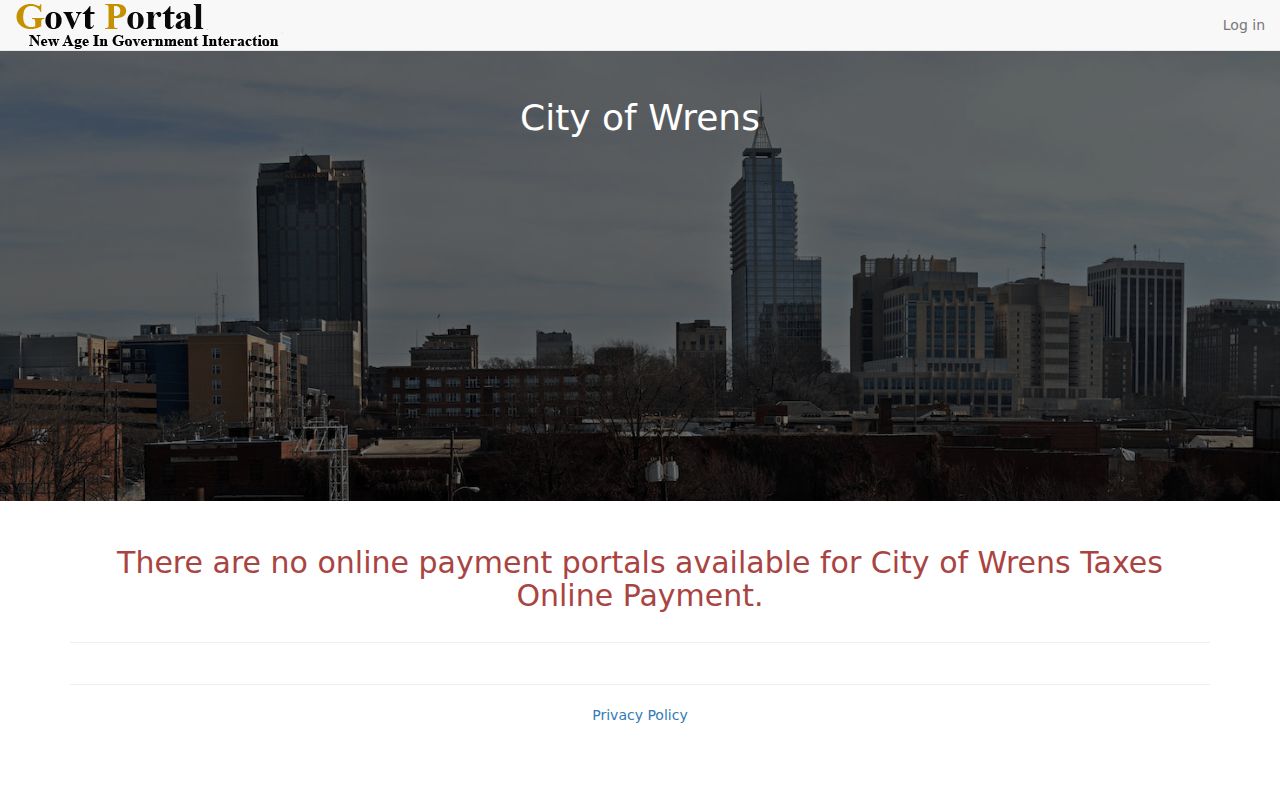 Wrens criminal history citation payment portal